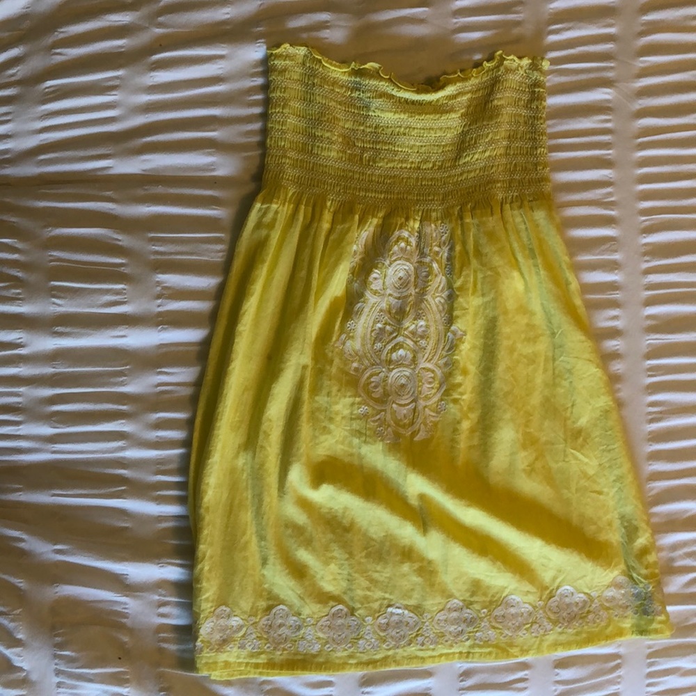 Sun dress yellow